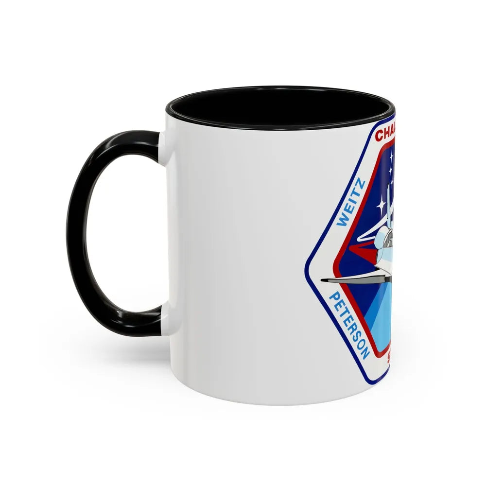 STS 6 (NASA) Accent Coffee Mug-Go Mug Yourself