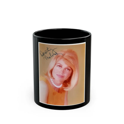 Dorothy Malone #208 1 (Vintage Female Icon) Black Coffee Mug-11oz-Go Mug Yourself