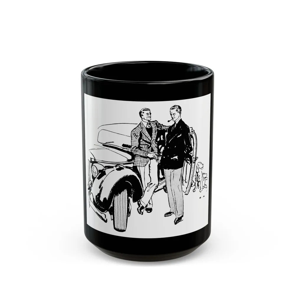 Firestone advertisement, 1948 - Black Coffee Mug-15oz-Go Mug Yourself