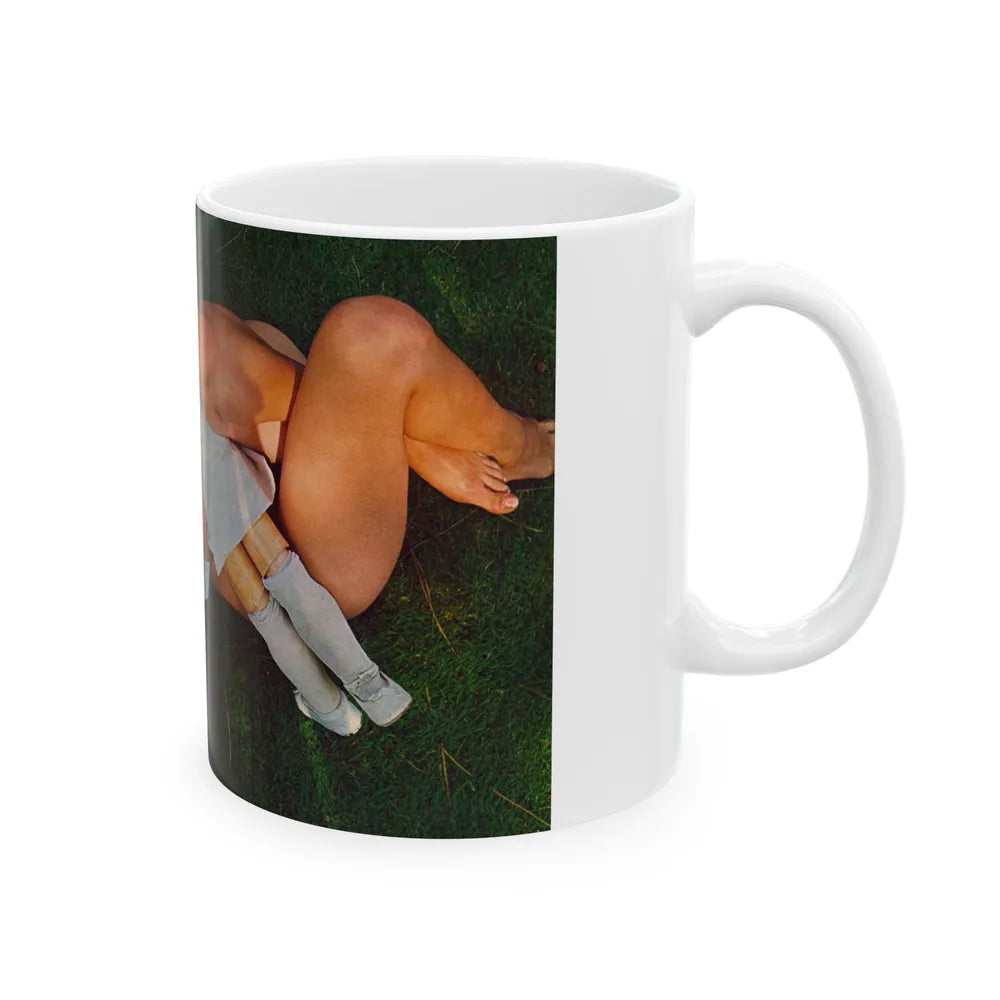 Pamela Tiffin #177 - Playboy February '69 Centerfold Photo (Vintage Female Icon) White Coffee Mug-Go Mug Yourself