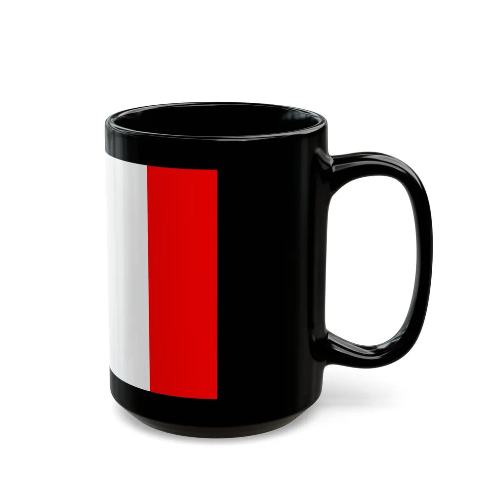 Flag of Vologda Oblast Russia - Black Coffee Mug-Go Mug Yourself