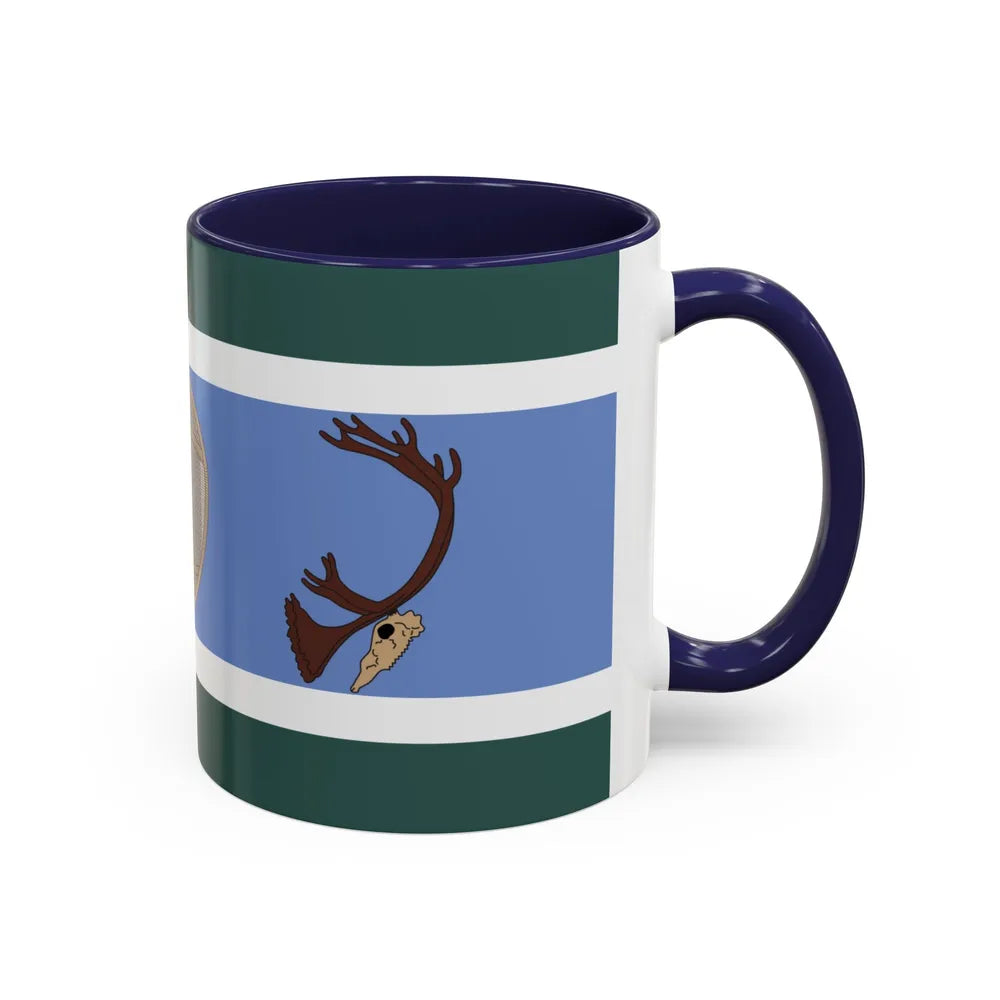 Innu Nation Flag - Accent Coffee Mug-Go Mug Yourself