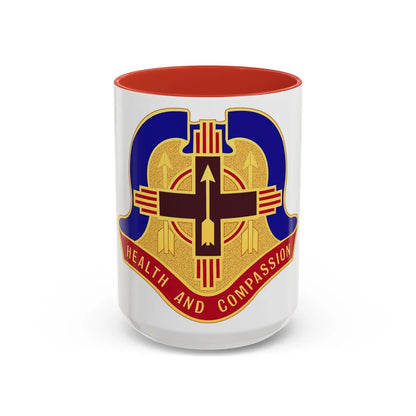 Hospital Sandia Base (U.S. Army) Accent Coffee Mug-15oz-Red-Go Mug Yourself