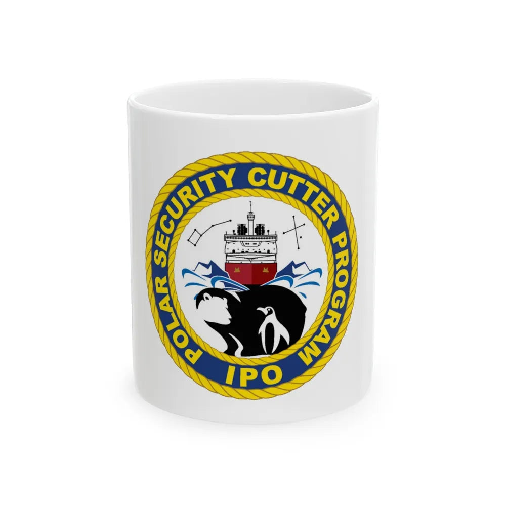 C2495 Polar Security Cutter Program IPO (U.S. Coast Guard) White Coffee Mug-11oz-Go Mug Yourself