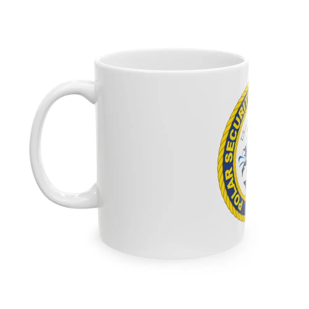 C2495 Polar Security Cutter Program IPO (U.S. Coast Guard) White Coffee Mug-Go Mug Yourself