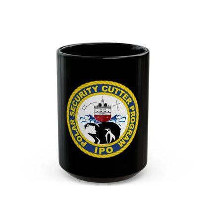 C2495 Polar Security Cutter Program IPO (U.S. Coast Guard) Black Coffee Mug 15oz - Go Mug Yourself