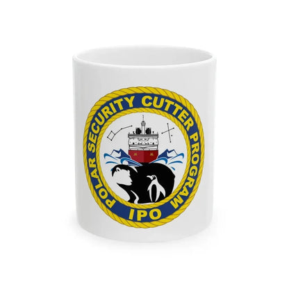 C2495 Polar Security Cutter Program IPO (U.S. Coast Guard) White Coffee Mug 11oz - Go Mug Yourself