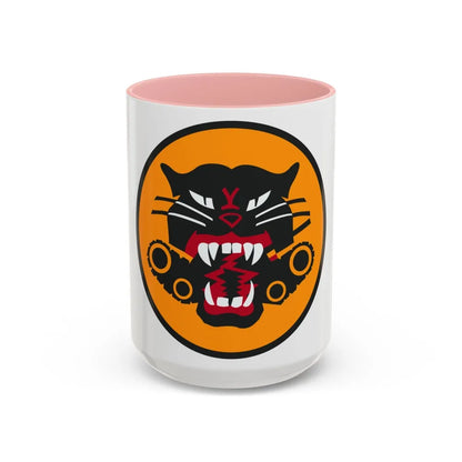 Tank Destroyer Forces (U.S. Army) Accent Coffee Mug-15oz-Pink-Go Mug Yourself