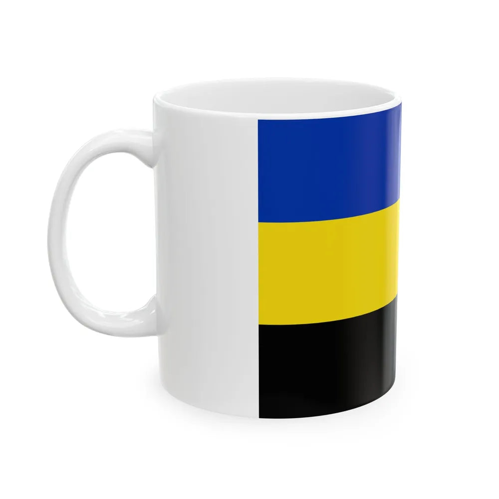 Flag of Gelderland Netherlands - White Coffee Mug-Go Mug Yourself