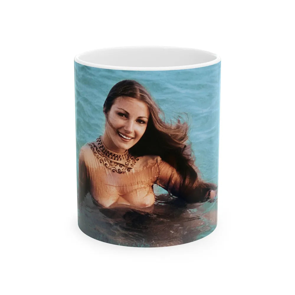 Jane Seymour #12 (Vintage Female Icon) White Coffee Mug-11oz-Go Mug Yourself