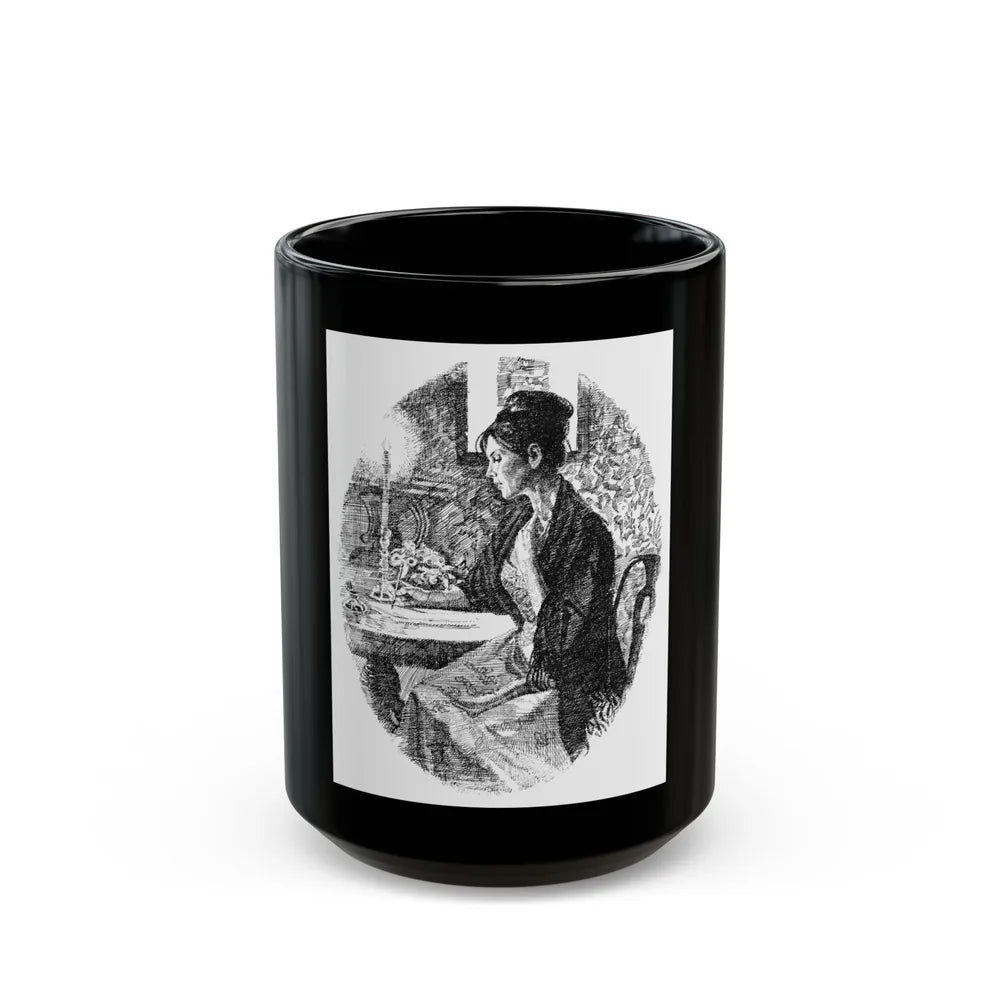 Duchess by Josephine Edgar (1), Woman magazine, 1976 - Black Coffee Mug-15oz-Go Mug Yourself