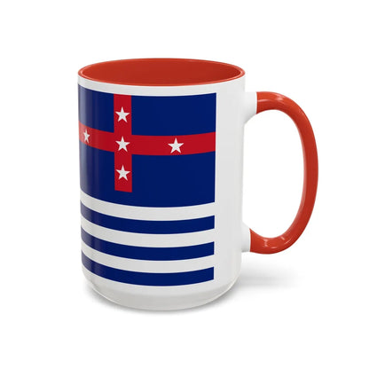 Upper Murray River Flag - Accent Coffee Mug-Go Mug Yourself