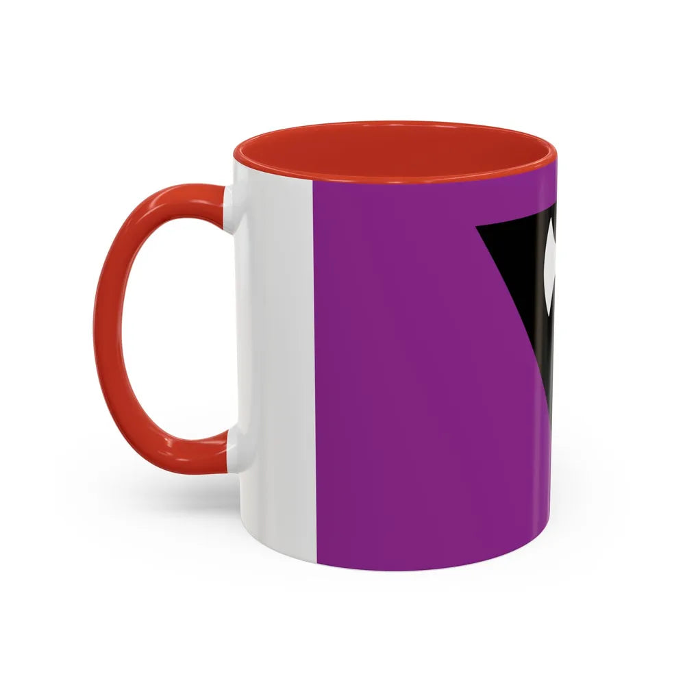 Labrys Lesbian Pride Flag - Accent Coffee Mug-Go Mug Yourself