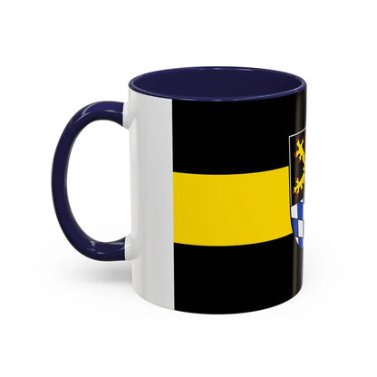 Flag of Amberg Germany - Accent Coffee Mug-Go Mug Yourself