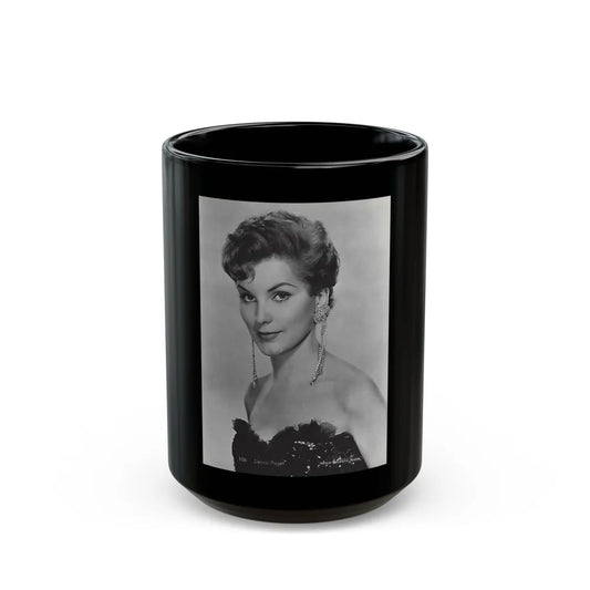 Debra Paget #553 (Vintage Female Icon) Black Coffee Mug-15oz-Go Mug Yourself