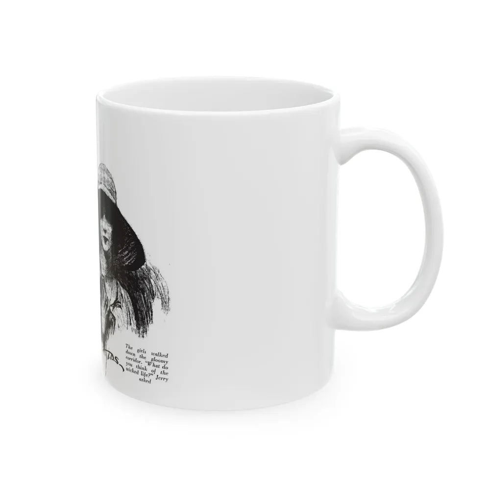 Free, White and Female (2), Collier's, February 25, 1928 - White Coffee Mug-Go Mug Yourself