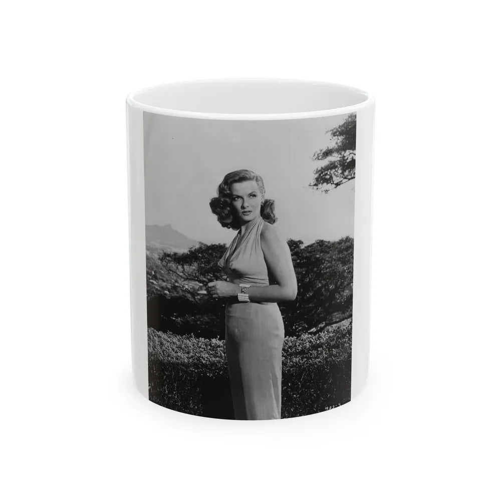 Jane Russell #238 (Vintage Female Icon) White Coffee Mug-11oz-Go Mug Yourself