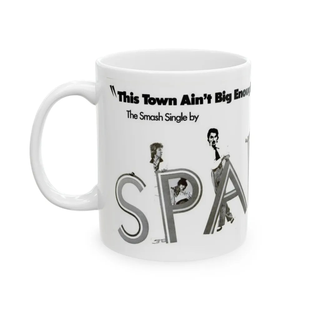 Sparks 1974 II (Music Poster) White Coffee Mug-Go Mug Yourself