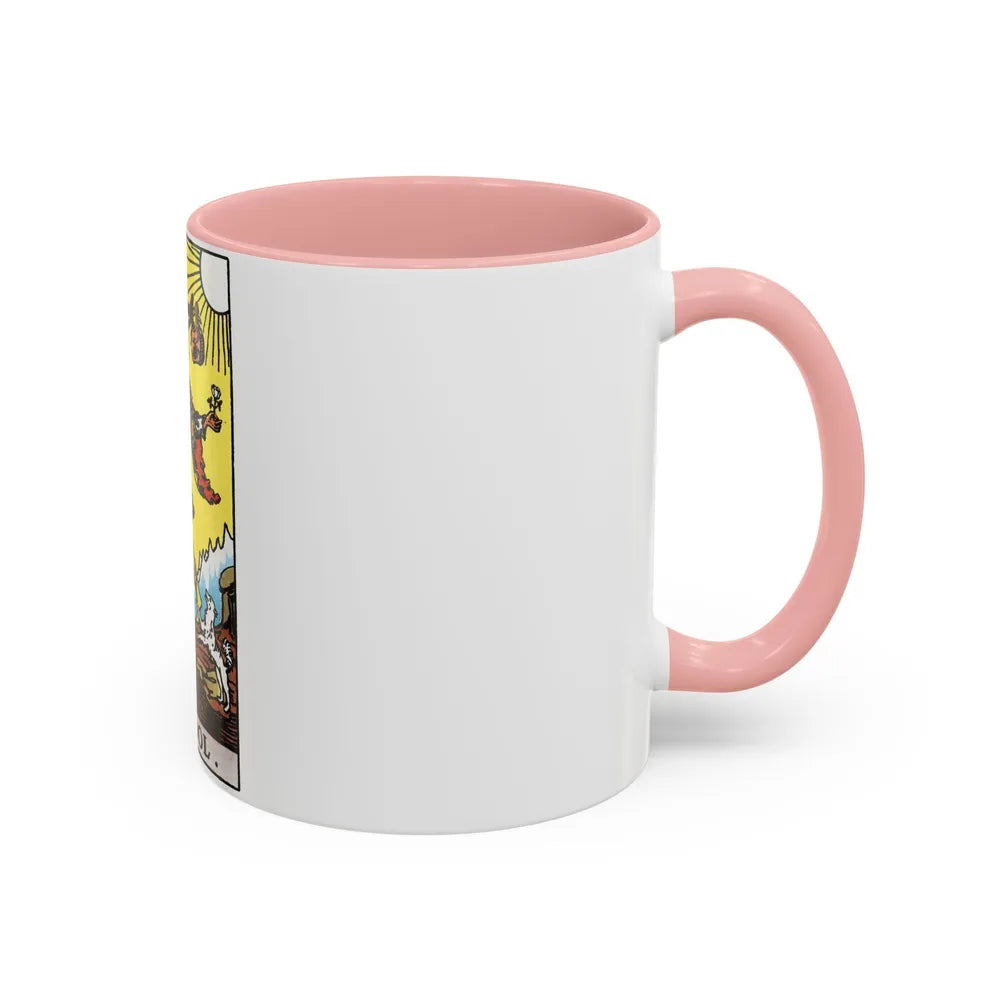 The Fool (Tarot Card) Accent Coffee Mug-Go Mug Yourself