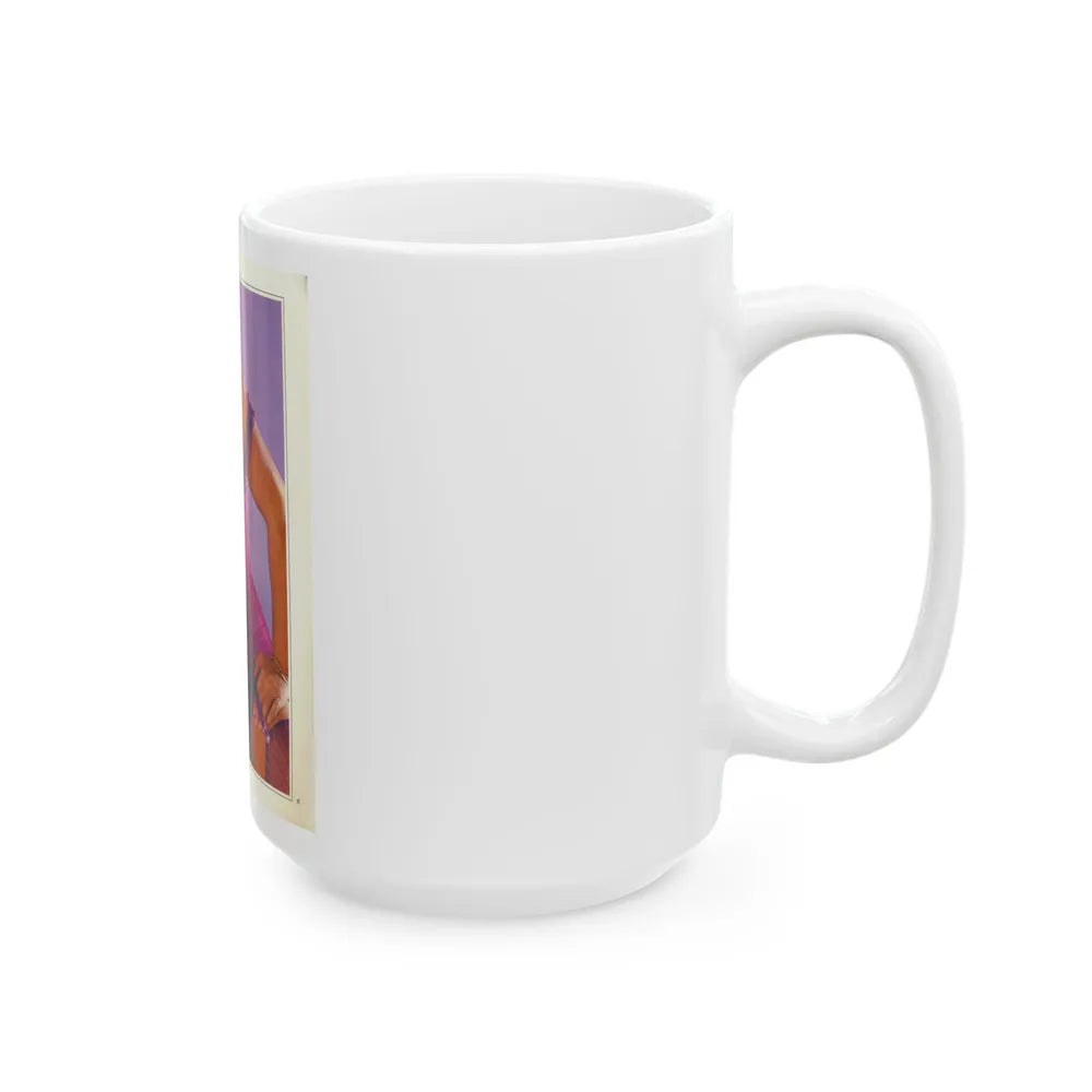 Linda Blair #218 - Partially Topless (Vintage Female Icon) White Coffee Mug-Go Mug Yourself