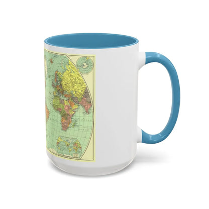 World Map (1932) (Map) Accent Coffee Mug-Go Mug Yourself