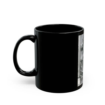 Julie Ege #124 (Vintage Female Icon) Black Coffee Mug-Go Mug Yourself