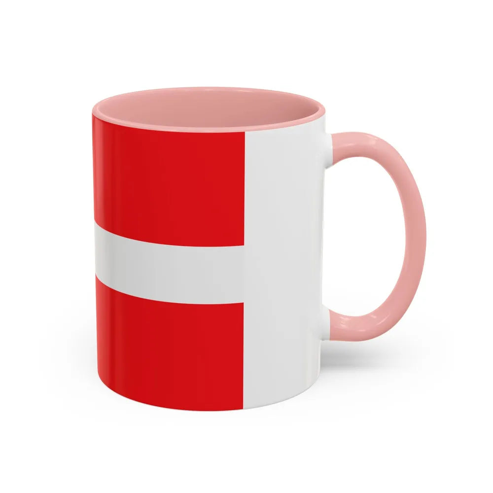 Flag of Gori Georgia - Accent Coffee Mug-Go Mug Yourself