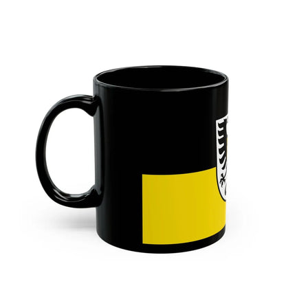 Flag of Alb Donau Kreis Germany - Black Coffee Mug-Go Mug Yourself