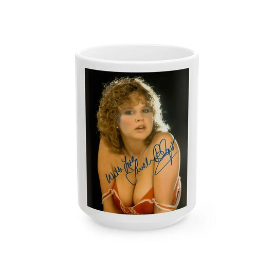 Linda Blair #337 (Vintage Female Icon) White Coffee Mug-15oz-Go Mug Yourself