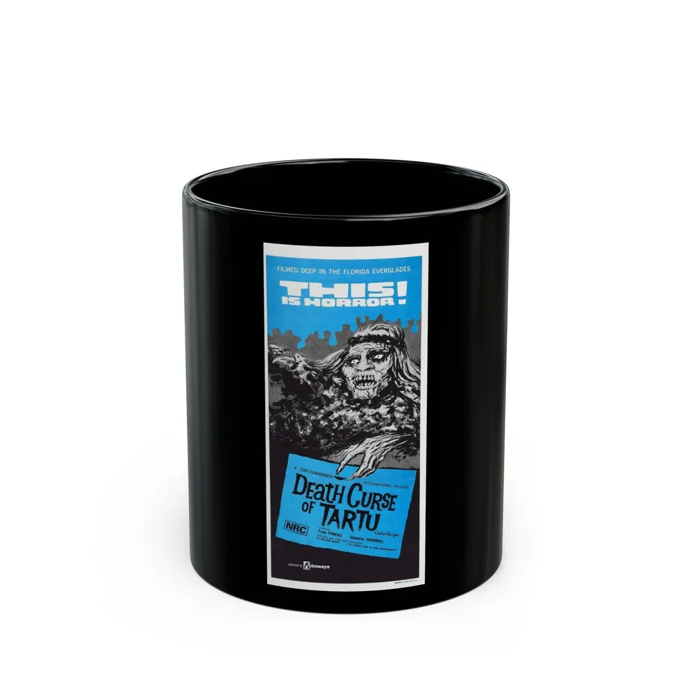 DEATH CURSE OF TARTU 1966 Movie Poster - Black Coffee Mug-11oz-Go Mug Yourself