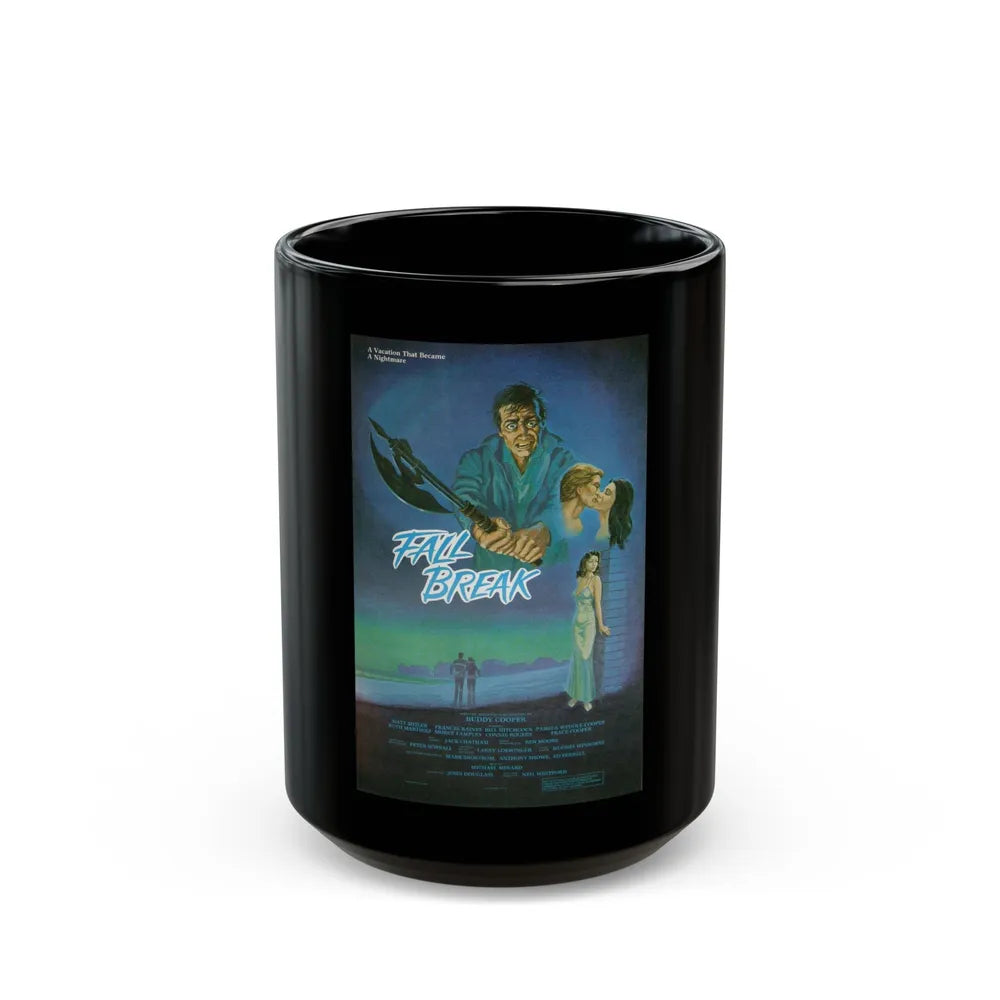 FALL BREAK (THE MUTILATOR) 1984 Movie Poster - Black Coffee Mug-15oz-Go Mug Yourself