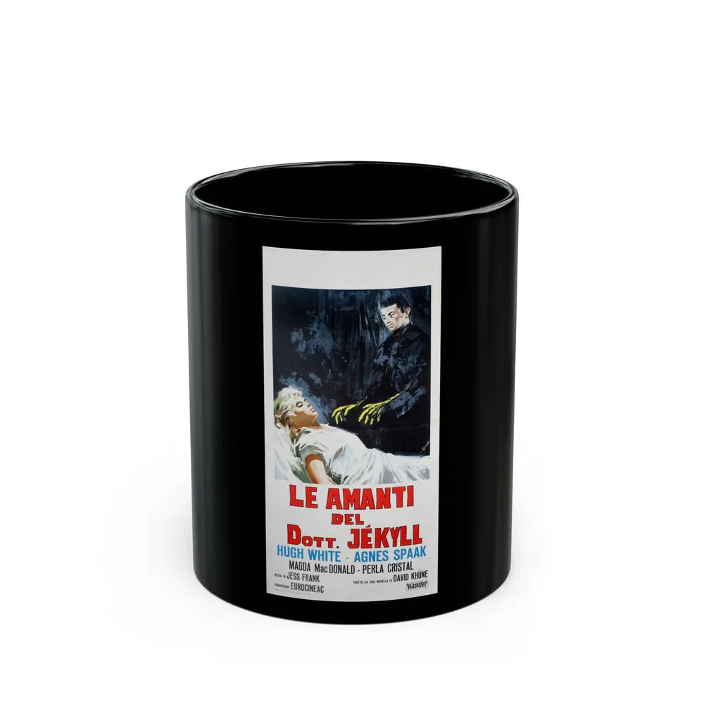 DOCTOR ORLOFS MONSTER (ITALIAN) 1964 Movie Poster - Black Coffee Mug-11oz-Go Mug Yourself