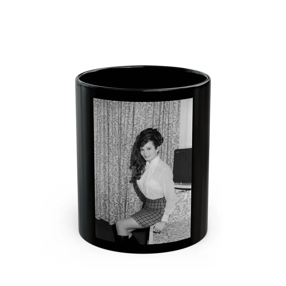 Gila Golan #97 (Vintage Female Icon) Black Coffee Mug-11oz-Go Mug Yourself