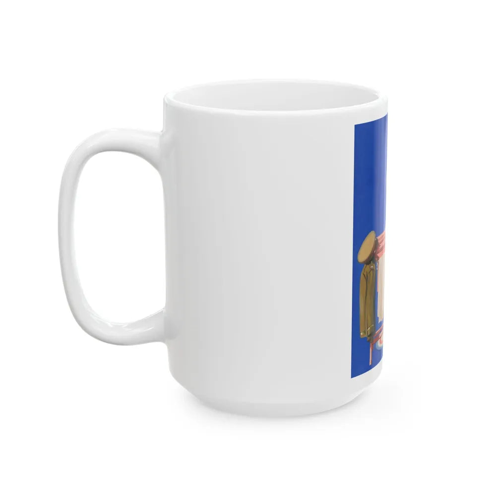 Fatherhood, advertisement - White Coffee Mug-Go Mug Yourself