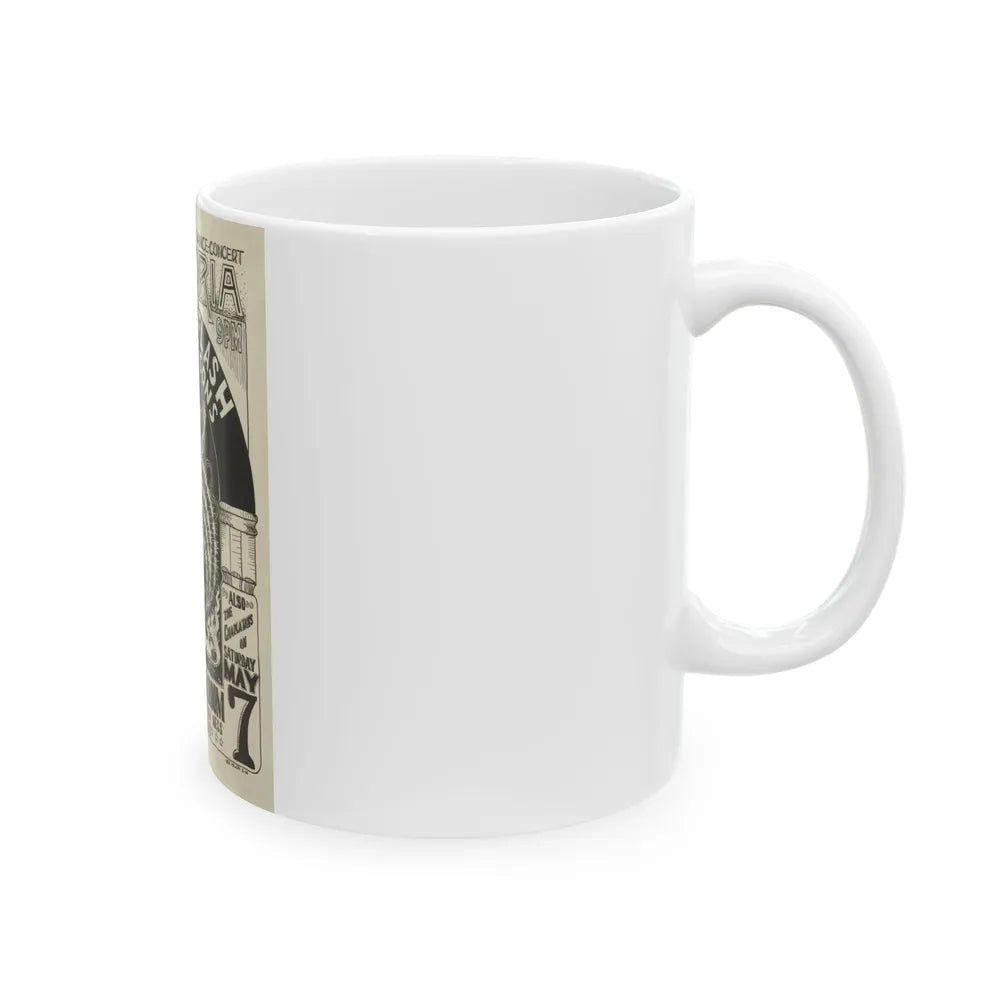 Euphoria 1966 Poster (Music Poster) White Coffee Mug-Go Mug Yourself