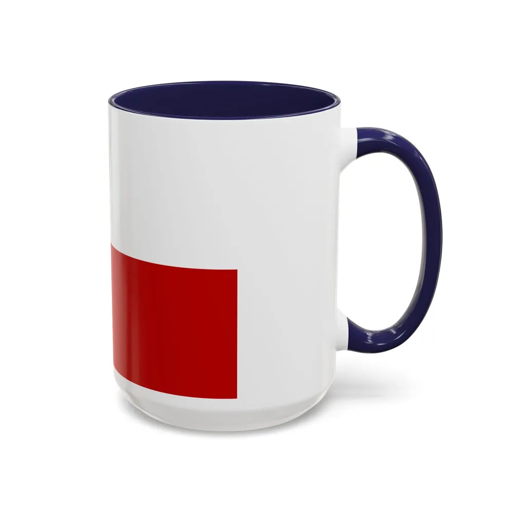 Flag of Gaeta Italy - Accent Coffee Mug-Go Mug Yourself