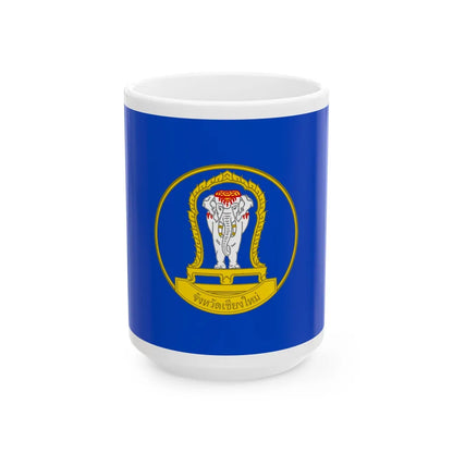 Flag of Chiang Mai Province Thailand - White Coffee Mug-15oz-Go Mug Yourself