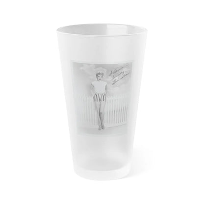 Lori Nelson #171 (Vintage Female Icon) Frosted Pint 16oz-16oz-Frosted-Go Mug Yourself