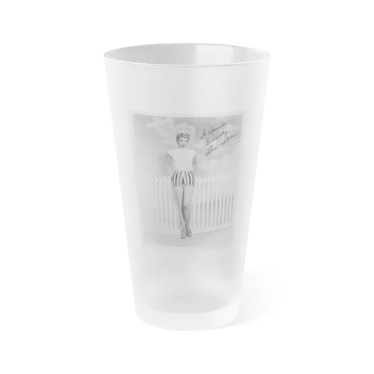 Lori Nelson #171 (Vintage Female Icon) Frosted Pint 16oz-16oz-Frosted-Go Mug Yourself