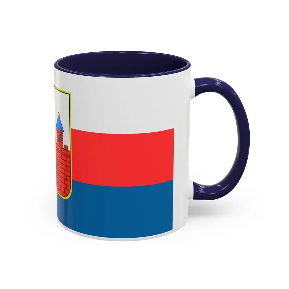 Flag of Bydgoszcz Poland - Accent Coffee Mug-Go Mug Yourself