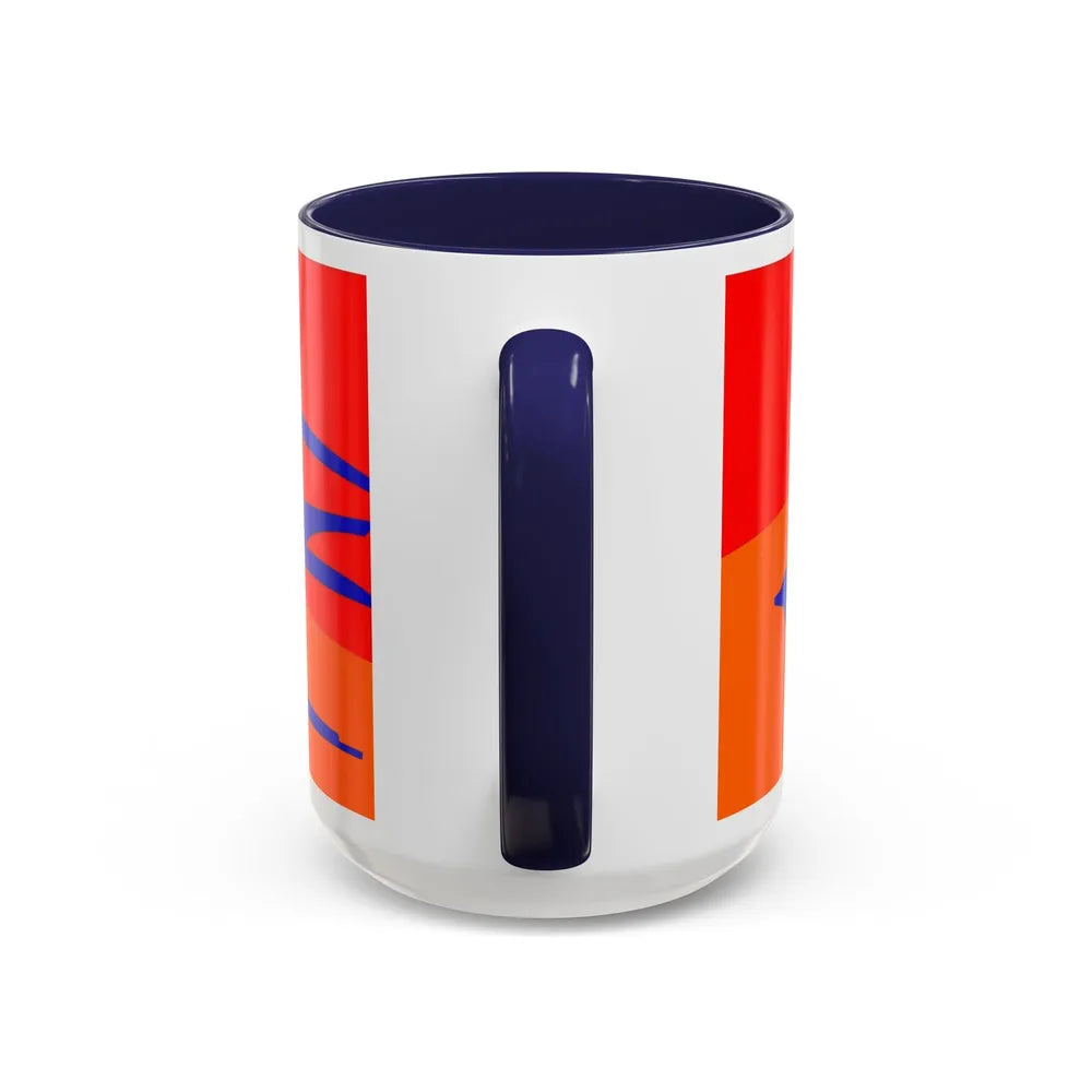 Flag of Ashtarak Armenia - Accent Coffee Mug-Go Mug Yourself