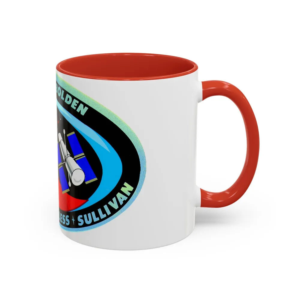 STS 31 (NASA) Accent Coffee Mug-Go Mug Yourself