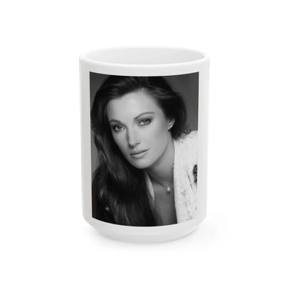 Jane Seymour #52 (Vintage Female Icon) White Coffee Mug-15oz-Go Mug Yourself