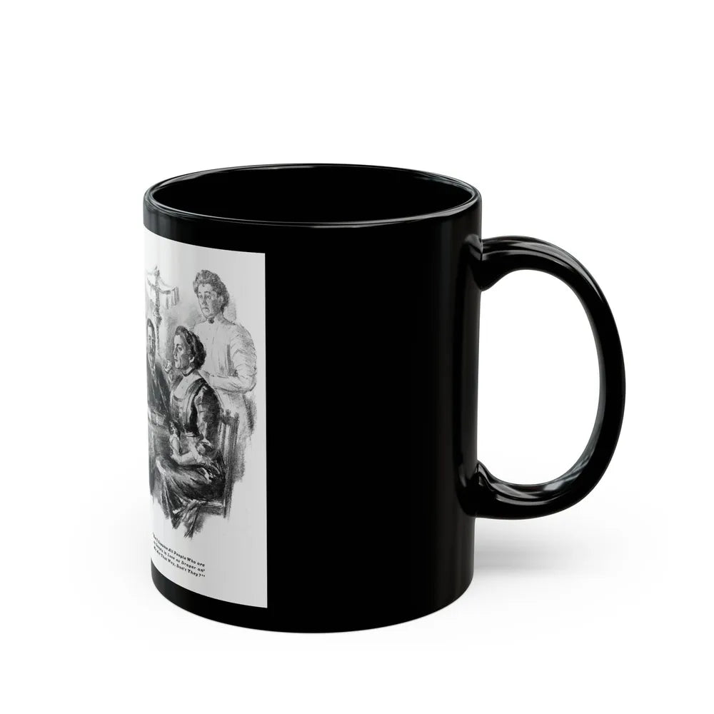 George Brehm illustration - Black Coffee Mug-Go Mug Yourself