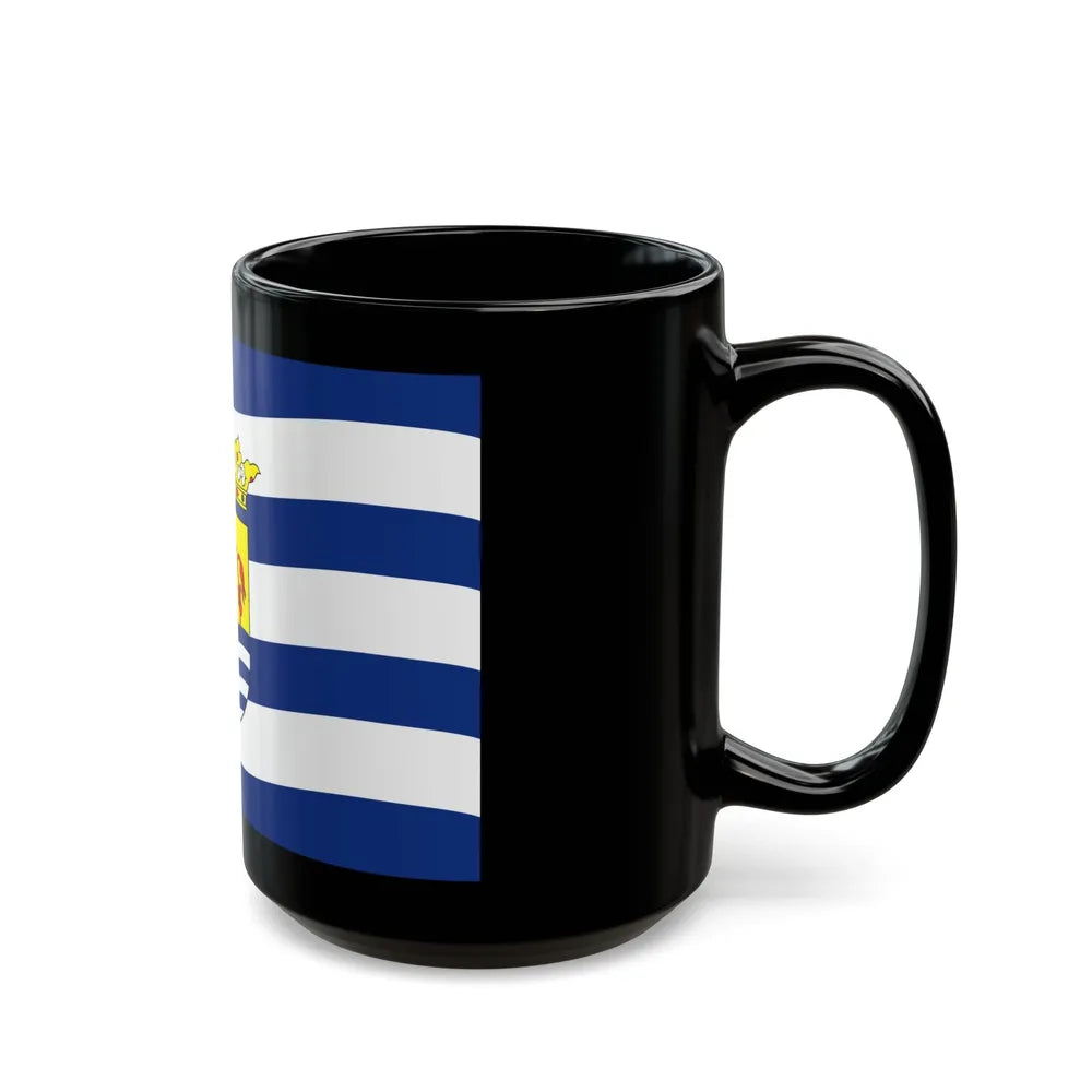 Flag of Zeeland Netherlands - Black Coffee Mug-Go Mug Yourself