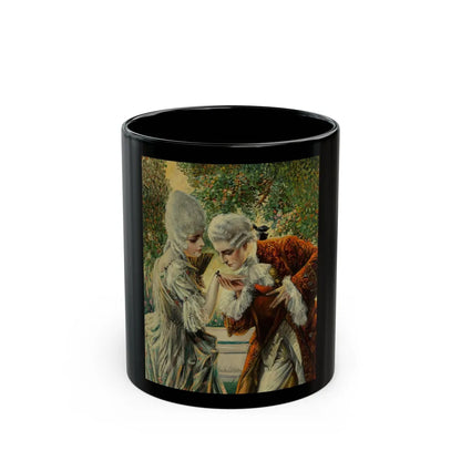 Courting Courtiers, The Elks magazine cover, June 1925 - Black Coffee Mug-11oz-Go Mug Yourself