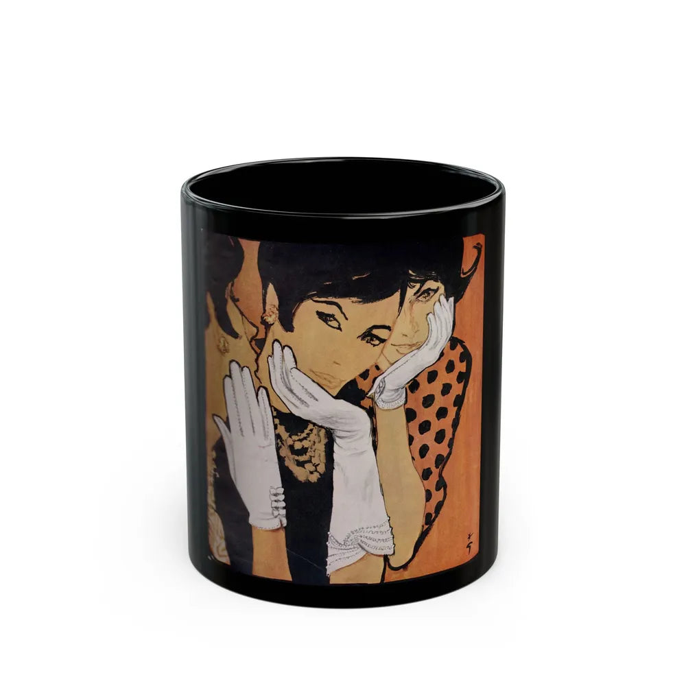 Crescendo Gloves, 1960 - Black Coffee Mug-11oz-Go Mug Yourself