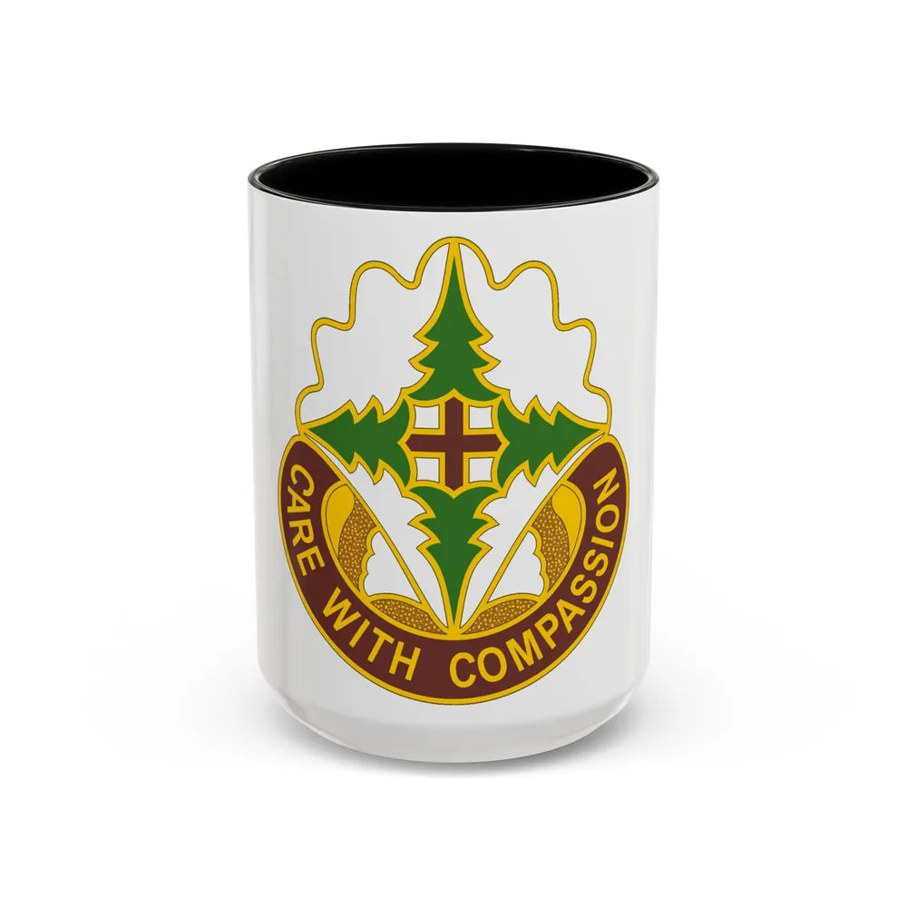 Madigan Medical Center (U.S. Army) Accent Coffee Mug-15oz-Black-Go Mug Yourself