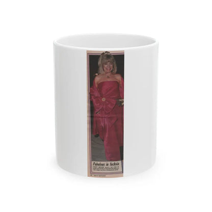 Terry Moore #529 - 3.25x11 Magazine Page Photo Clipping (Vintage Female Icon) White Coffee Mug-11oz-Go Mug Yourself