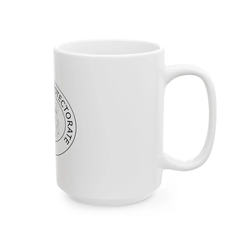 Coat of arms of Bechuanaland Protectorate - White Coffee Mug-Go Mug Yourself